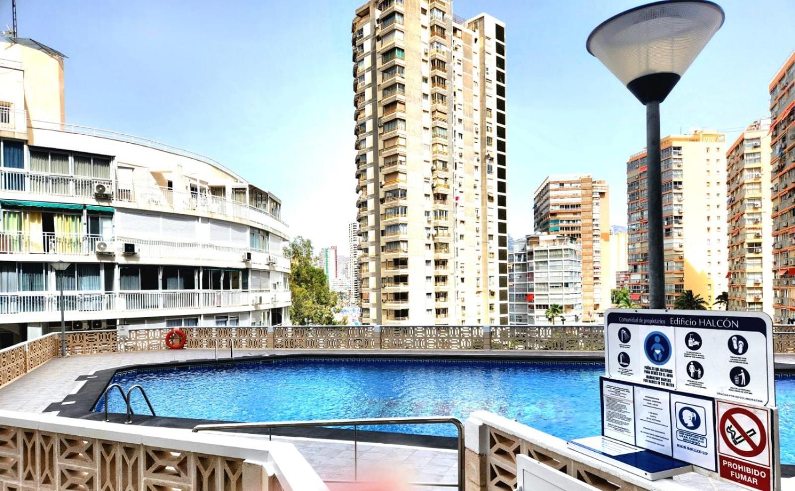 Apartamento Halcon Levante Beach With Sea View Benidorm Exterior foto